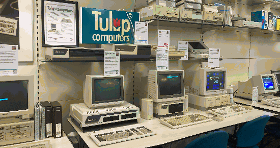 A showcase of Tulip Computers' hardware